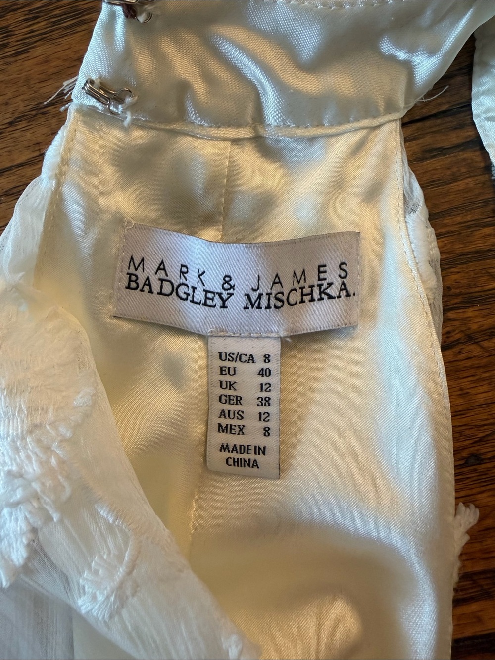Badgley Mischka Embroidered Halter Dress sz 8 - Picture 2 of 8